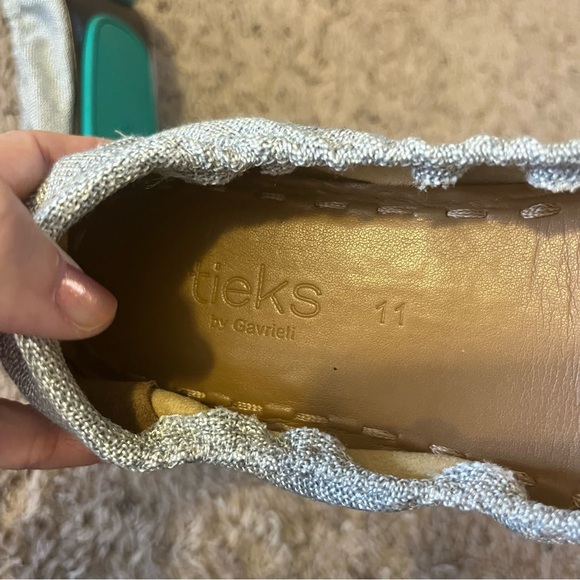 Tieks ballet flats grey size 11 Silver Lake - Picture 3 of 3